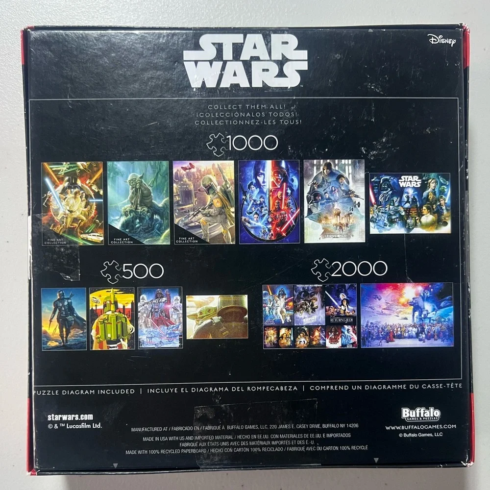 Buffalo David Bitton Star Wars Puzzle - Black and Multicolor